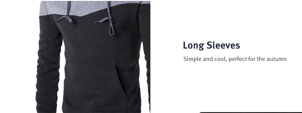 Trendy Simple Comfortable Splicing Sweatshirt for Men