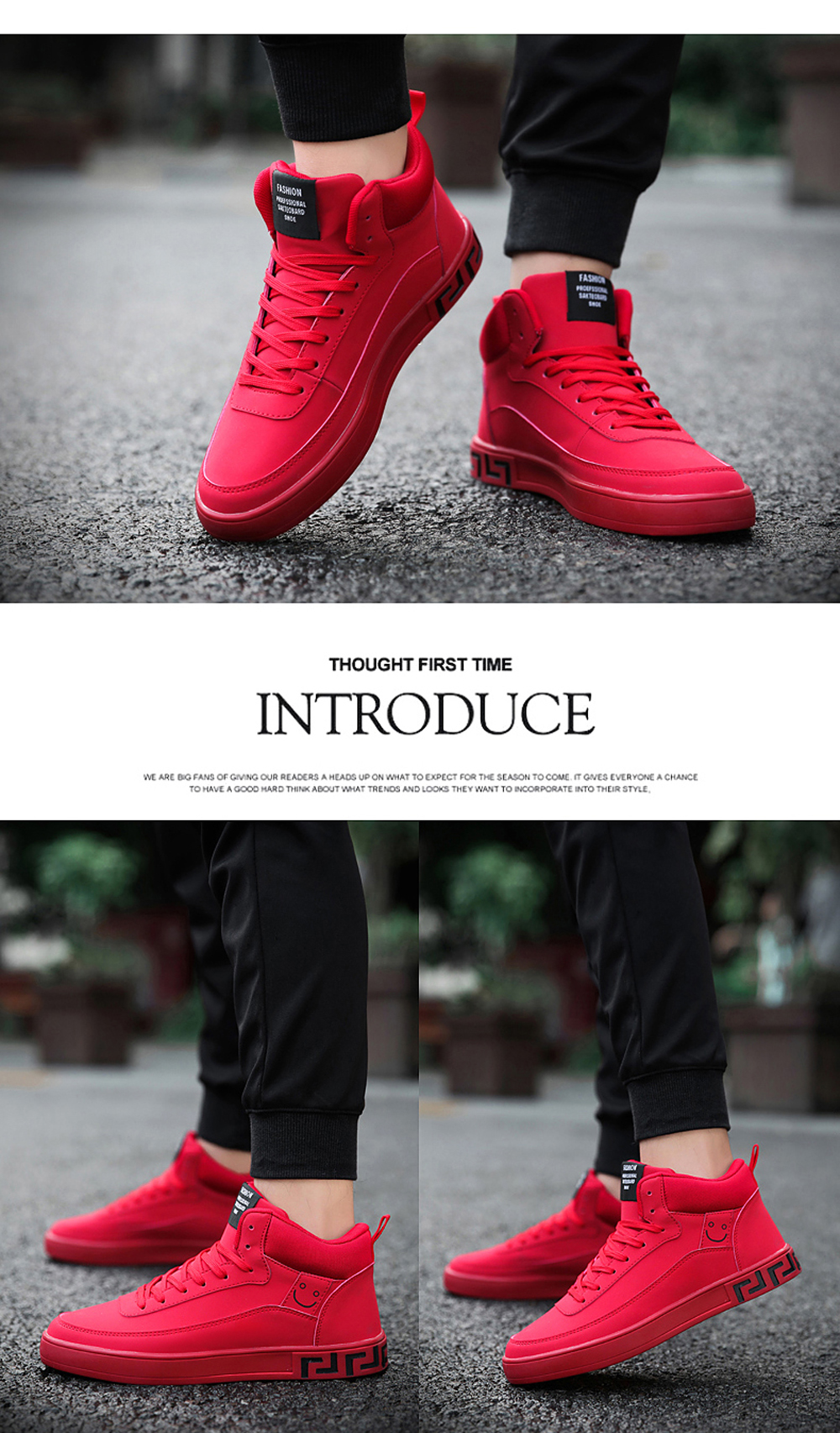 Men Shoes Fashion Sport Smile Breathable Sneakers