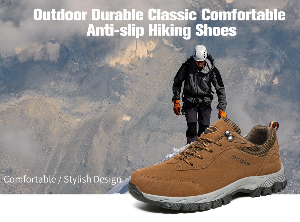 Outdoor Durable Classic Comfortable Anti-slip Hiking Shoes for Men