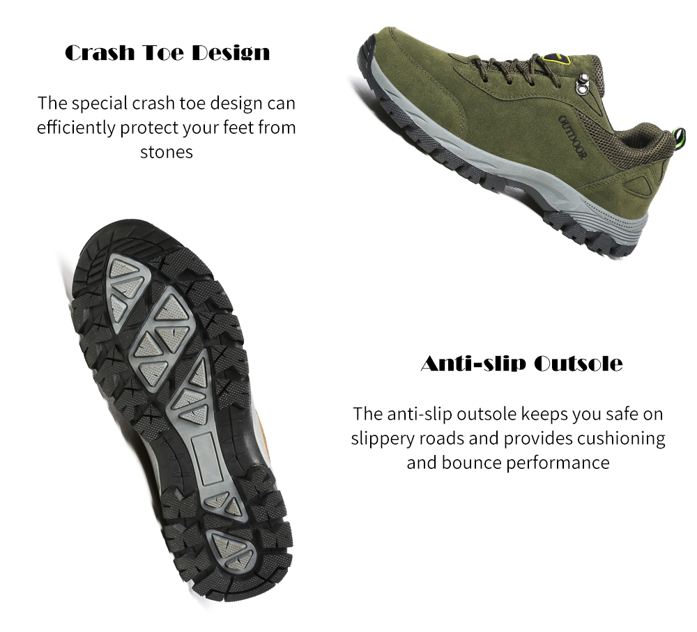 Outdoor Durable Classic Comfortable Anti-slip Hiking Shoes for Men