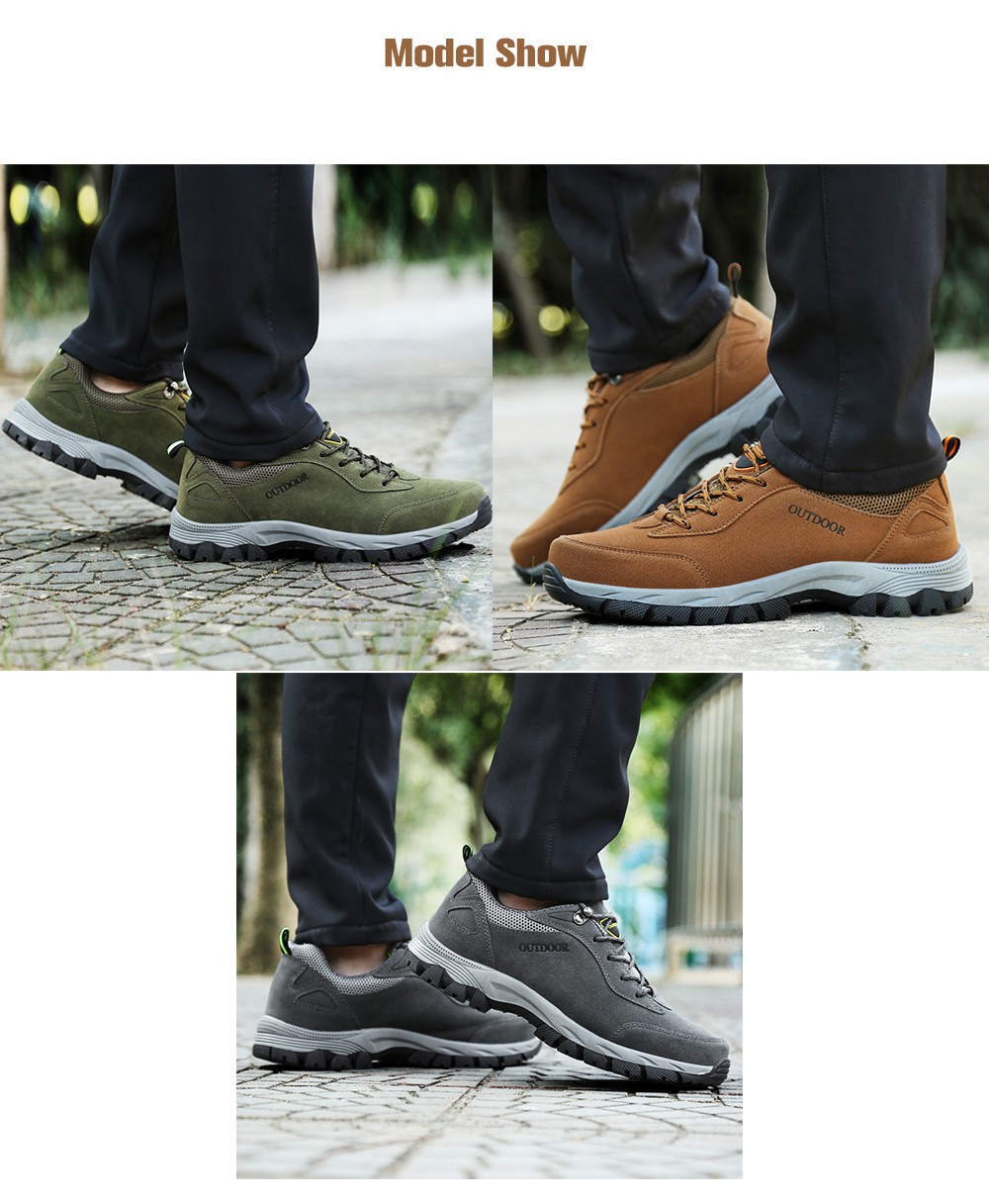 Outdoor Durable Classic Comfortable Anti-slip Hiking Shoes for Men