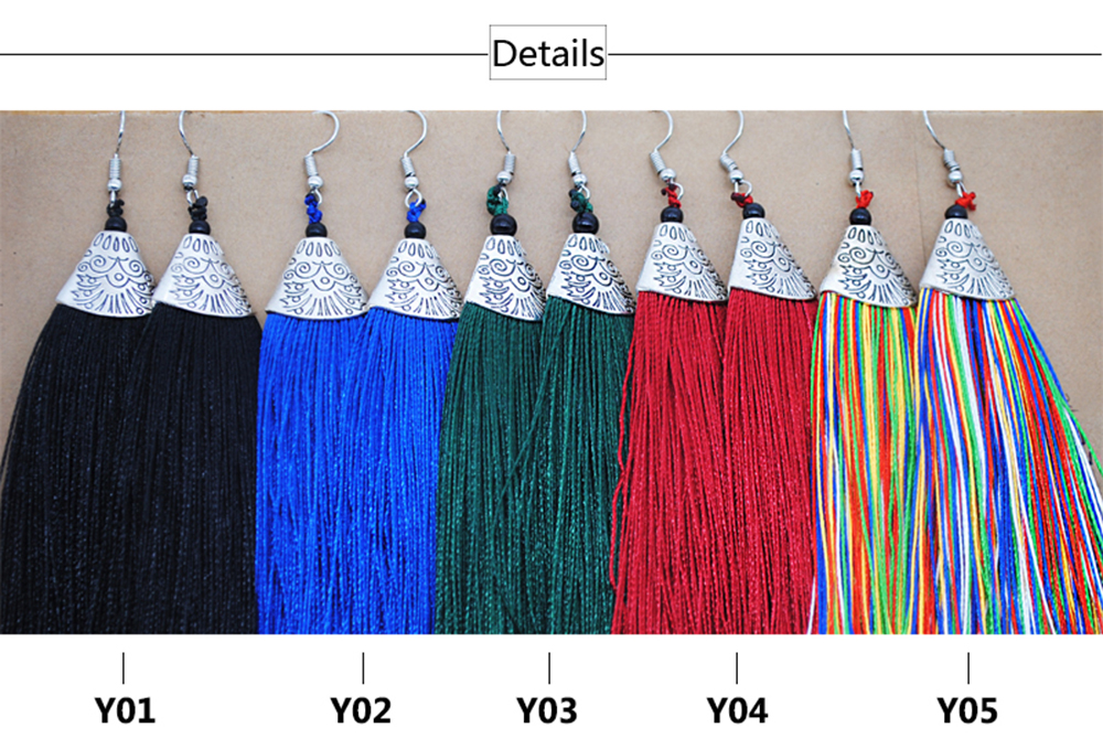 Tassels Pendant Elegant Earrings Accessory