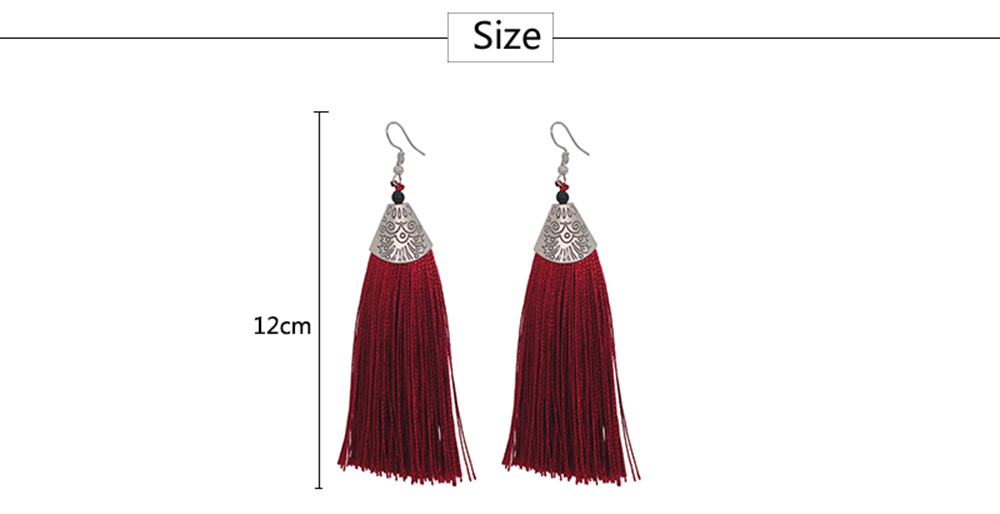 Tassels Pendant Elegant Earrings Accessory