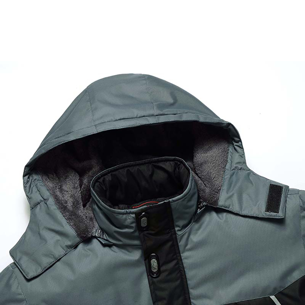 Pluse Size Outdoor Fashion Hooded Punch Jacket