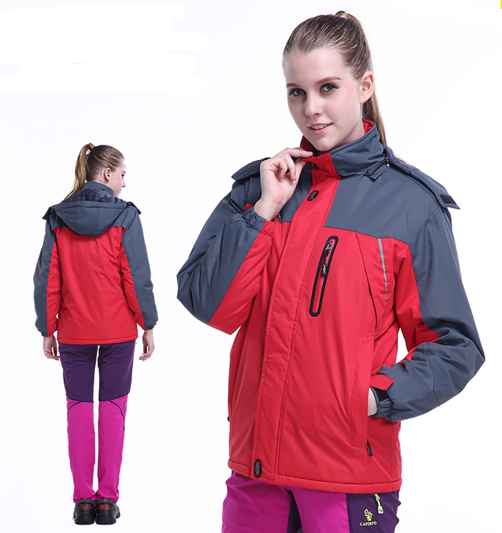 Pluse Size Outdoor Fashion Hooded Punch Jacket