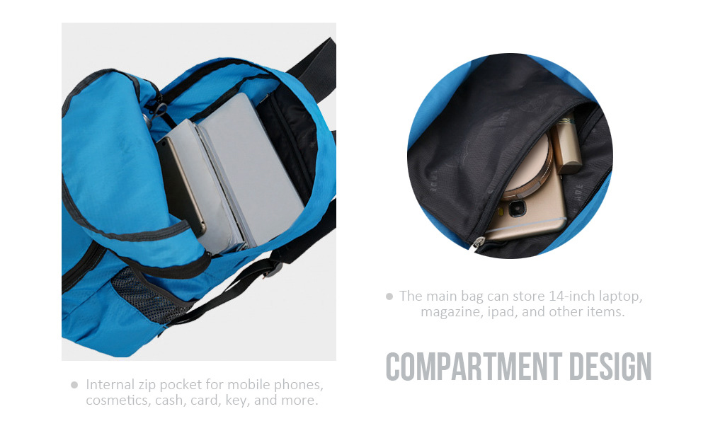 Lightweight Water-resistant Multi-functional Outdoor Backpack