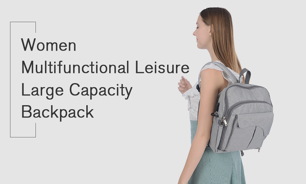 HUWAIJIANFENG Women Multifunctional Backpack Leisure Large Capacity