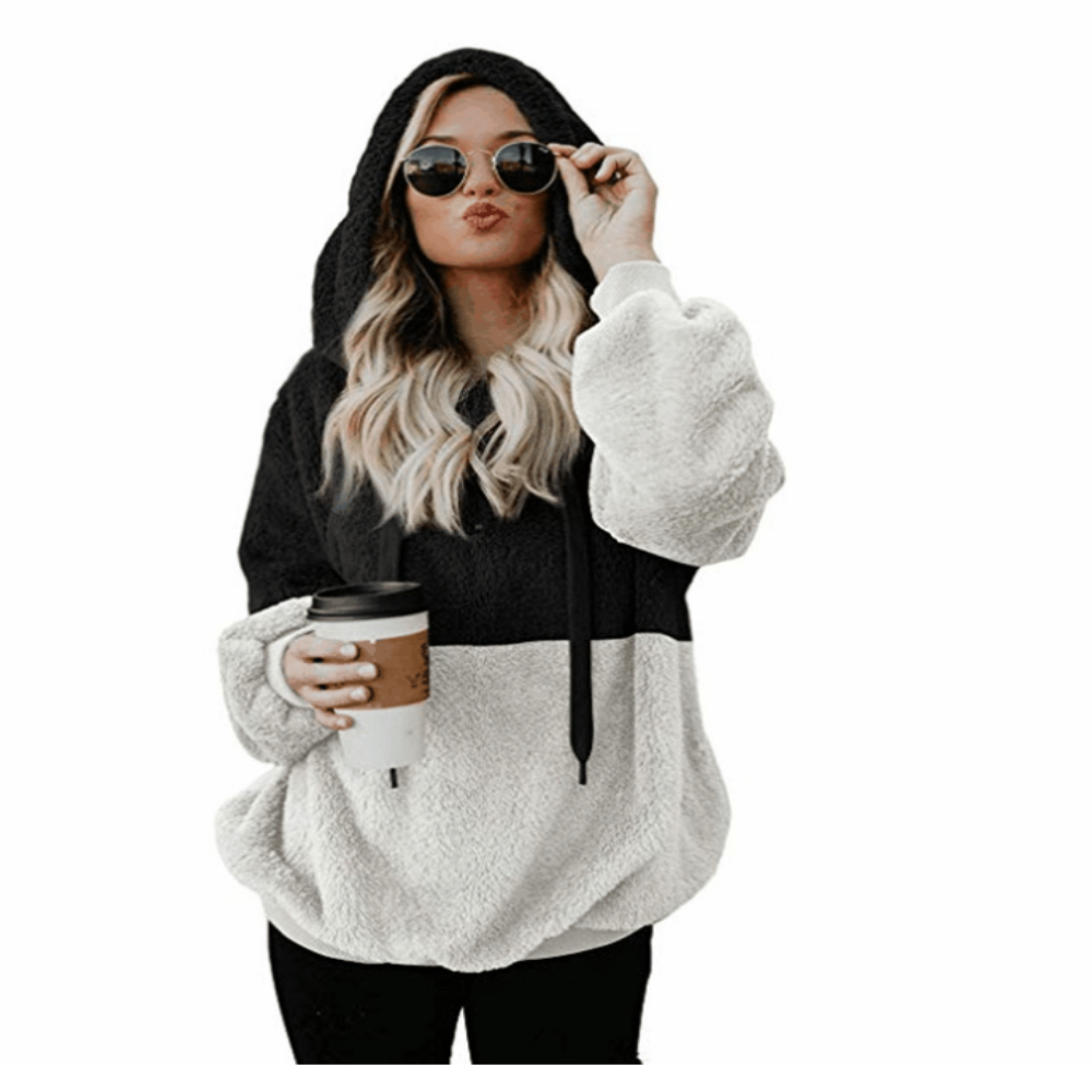 Rope Hooded Sweater Long Sleeved