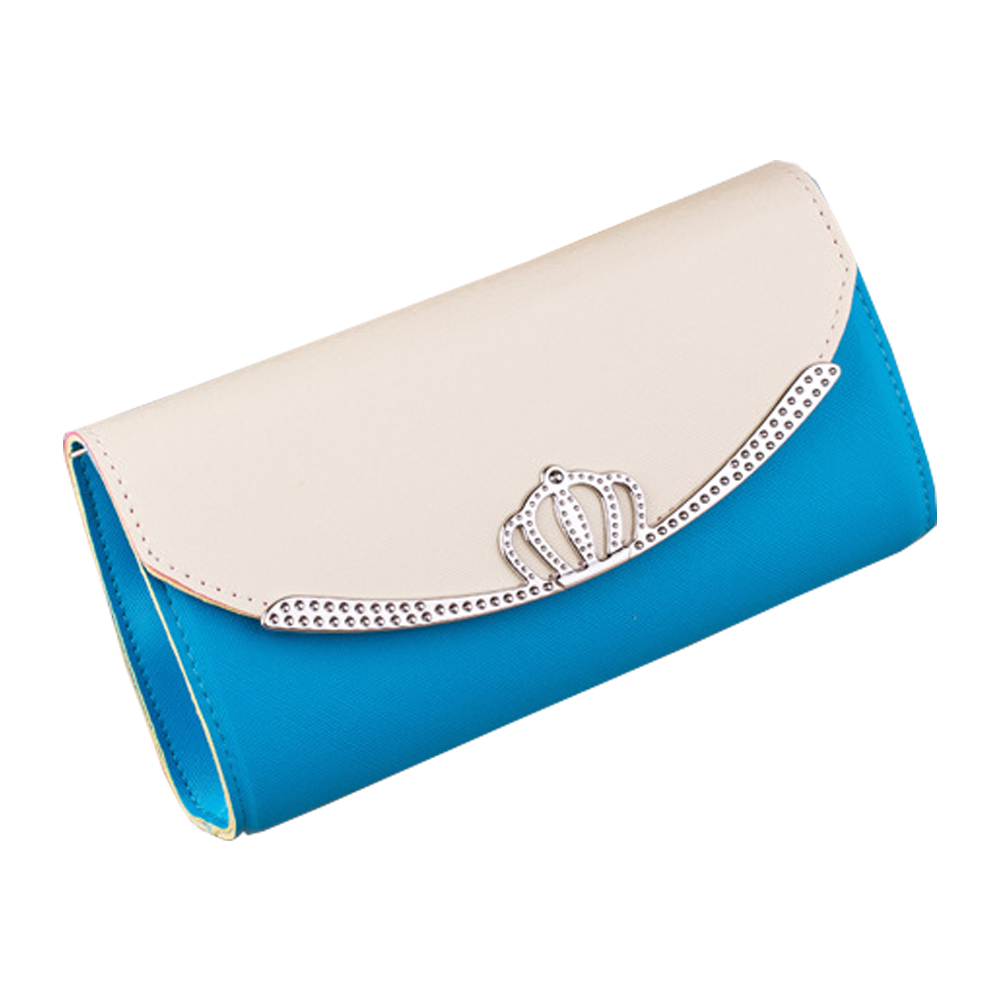 New Ladies Diagonal Bag Crown Color Matching Handbag Shoulder Bag