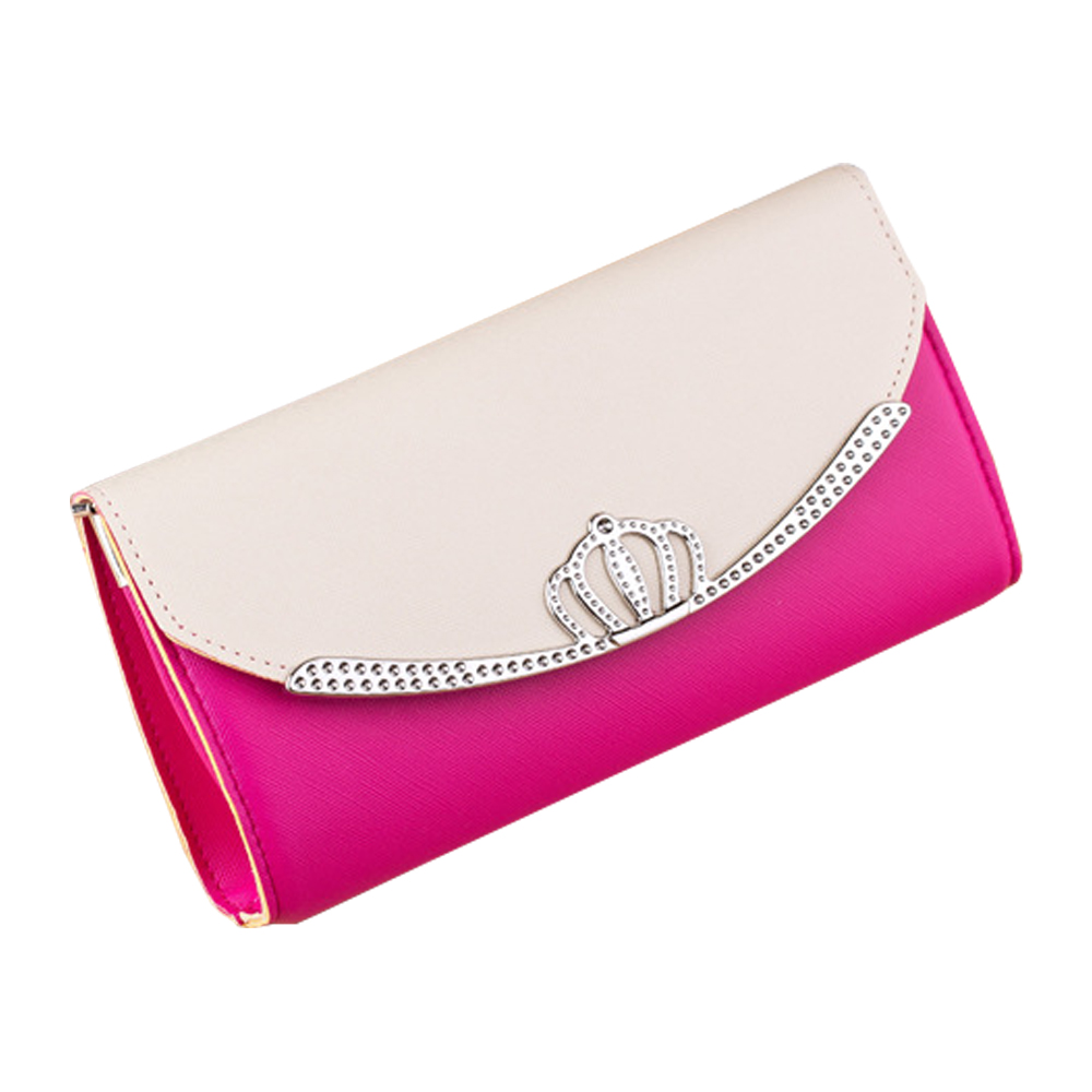 New Ladies Diagonal Bag Crown Color Matching Handbag Shoulder Bag
