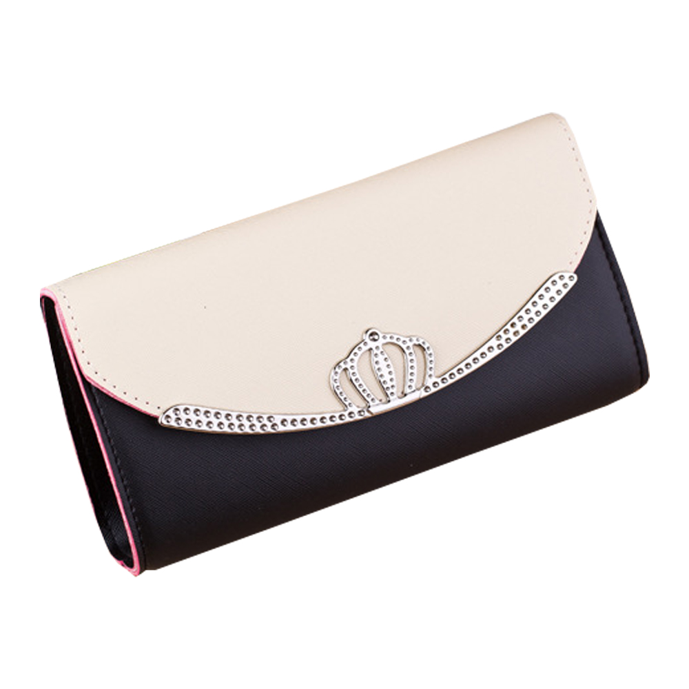 New Ladies Diagonal Bag Crown Color Matching Handbag Shoulder Bag