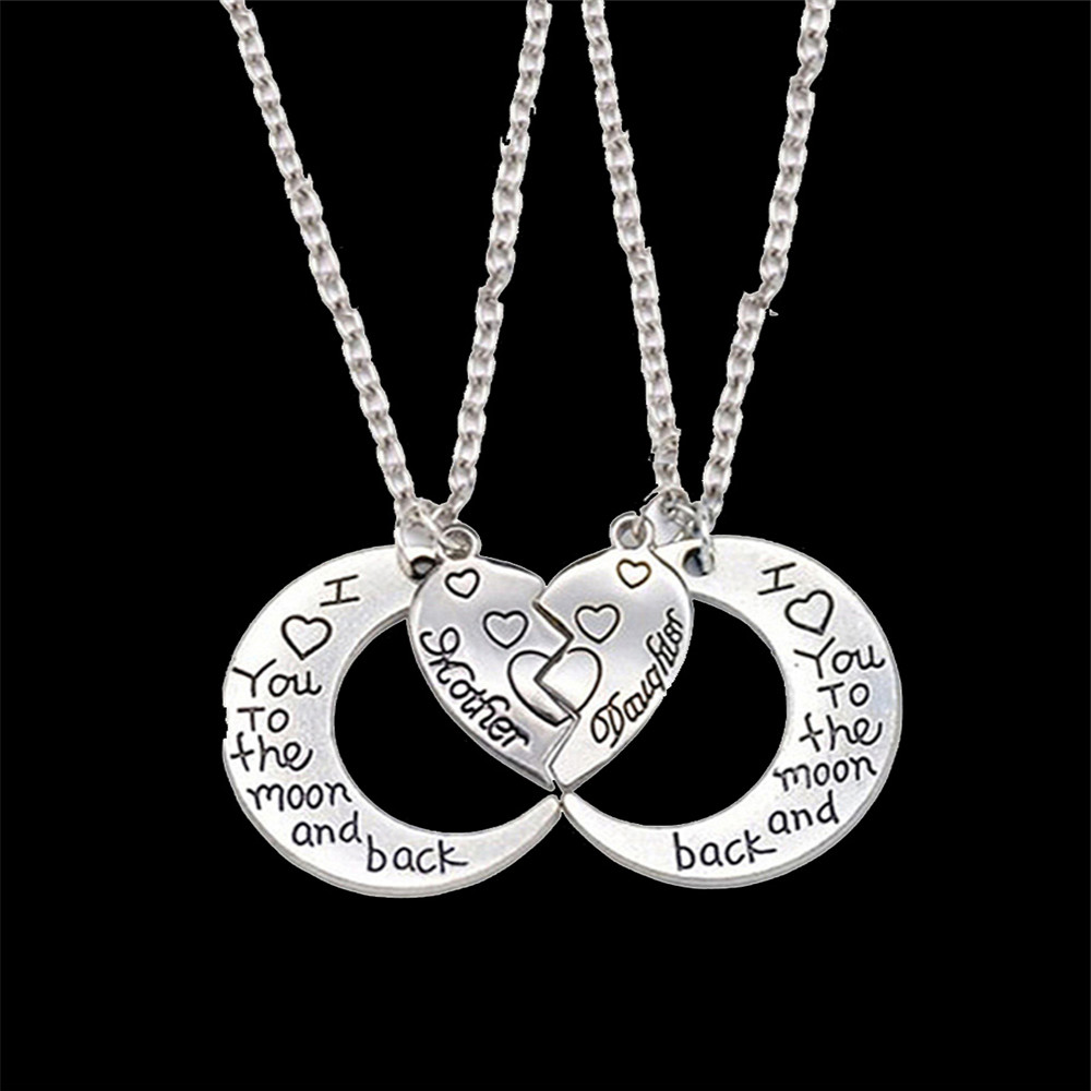 Fashion Creative Women's I Love You Double Necklace