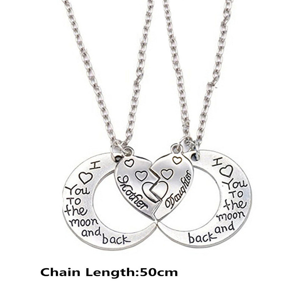 Fashion Creative Women's I Love You Double Necklace