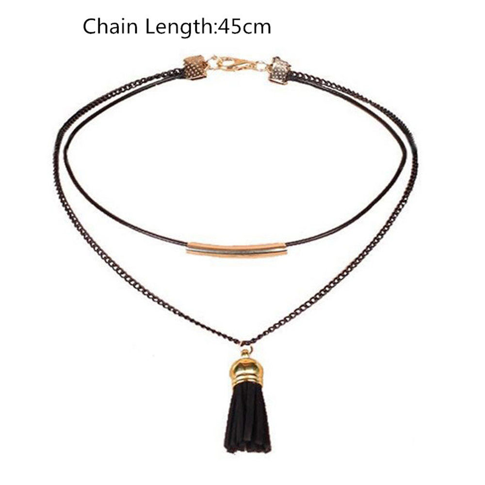 Fashion Baitao Women's Double Elbow Necklace