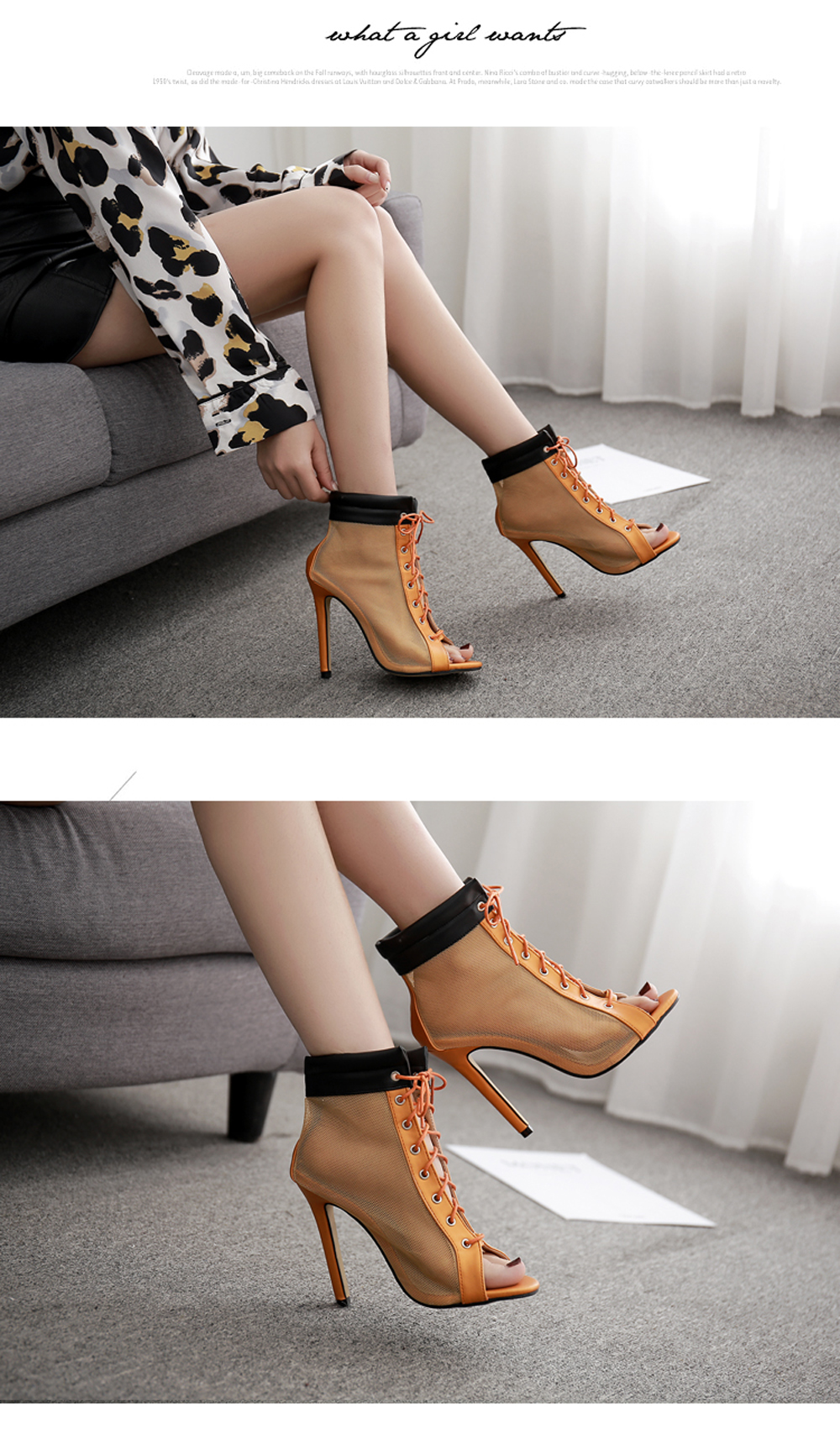 Women's Peep Toe Stiletto High Heels Japanese Sandals with Checkered