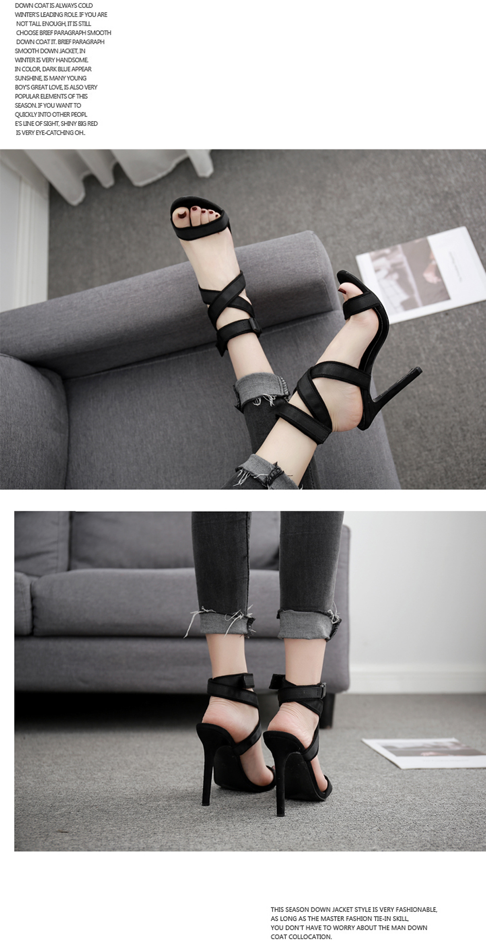 Women's Stiletto High Heels Leisure Party Sandals