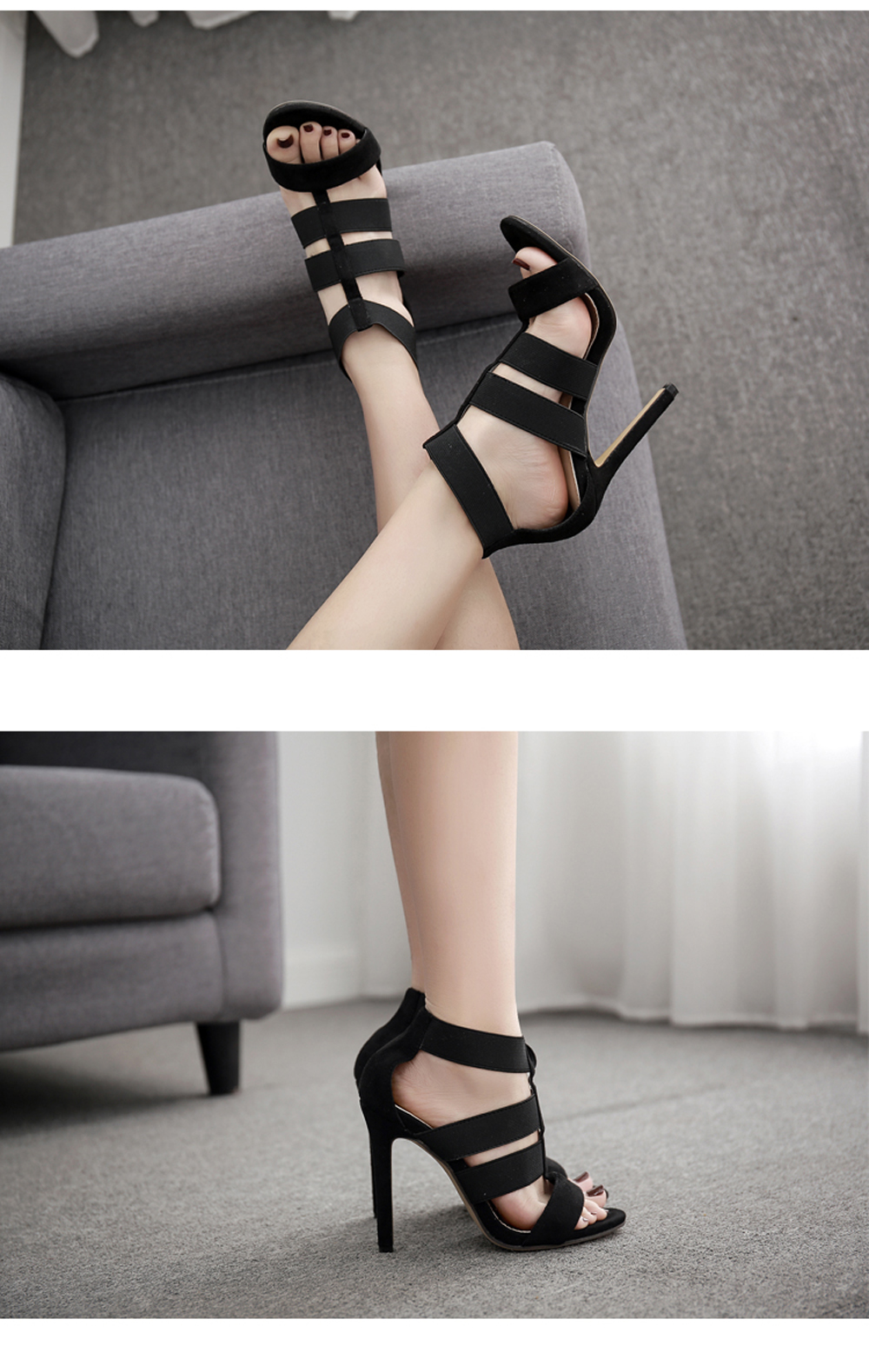 Women's Stiletto Sandals Sexy High Heels