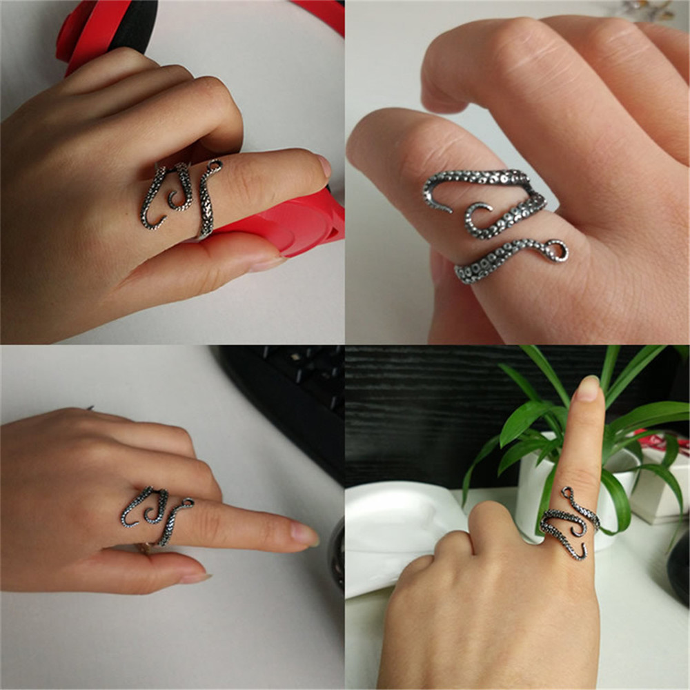 Women's Creative Personality Female Octopus Ring