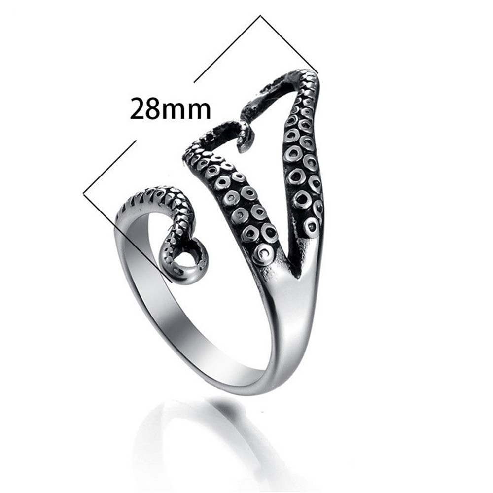 Women's Creative Personality Female Octopus Ring