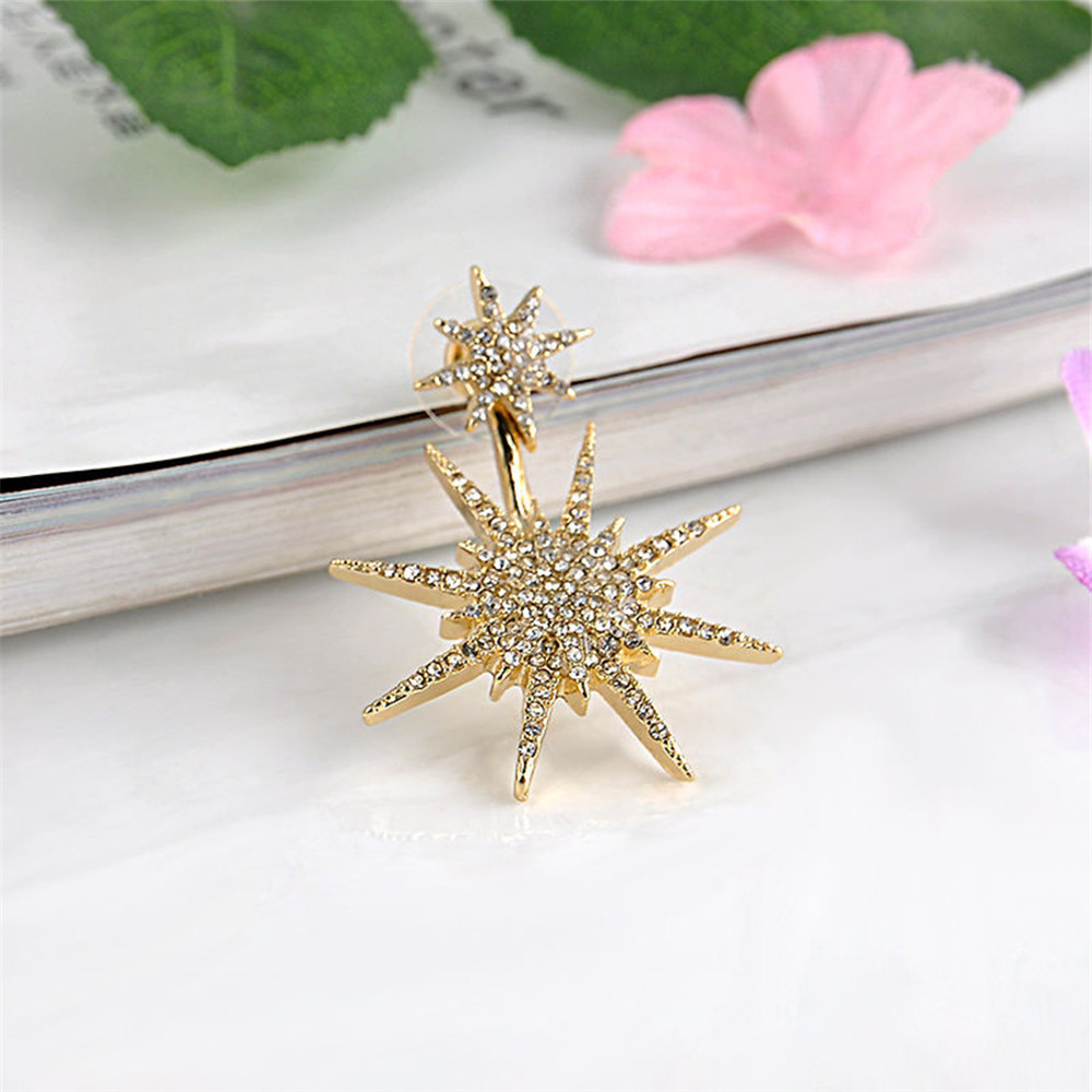Fashionable Delicate Lady Six Mang Star Ear Nails
