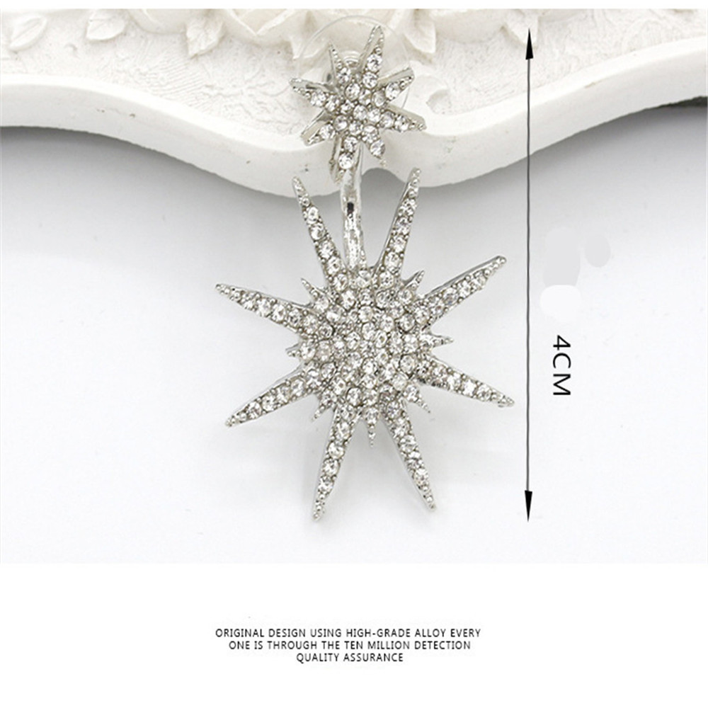 Fashionable Delicate Lady Six Mang Star Ear Nails