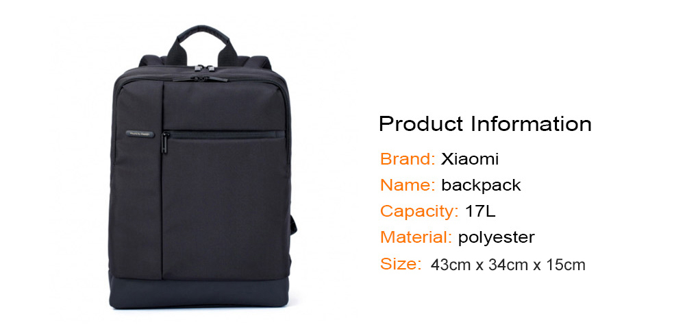 Xiaomi Classical Business Laptop Backpack for Men