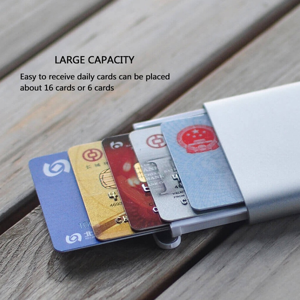 Xiaomi MIIIW Portable Aluminum Alloy Card Case Wallet ID Credit Card Storage Box