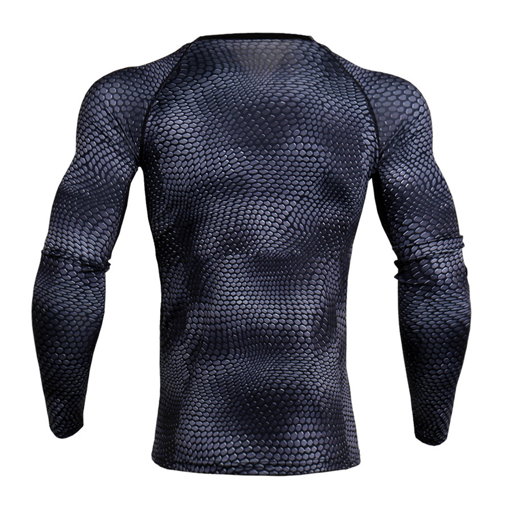 Snake Skin Baselayer Tights for Men Pants Shirts Fitness Running Cool Dry Tops