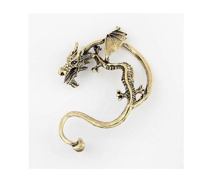 Gothic Style Dragon Shape Earring