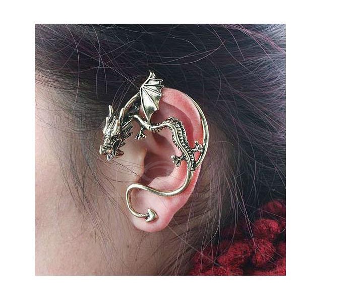 Gothic Style Dragon Shape Earring