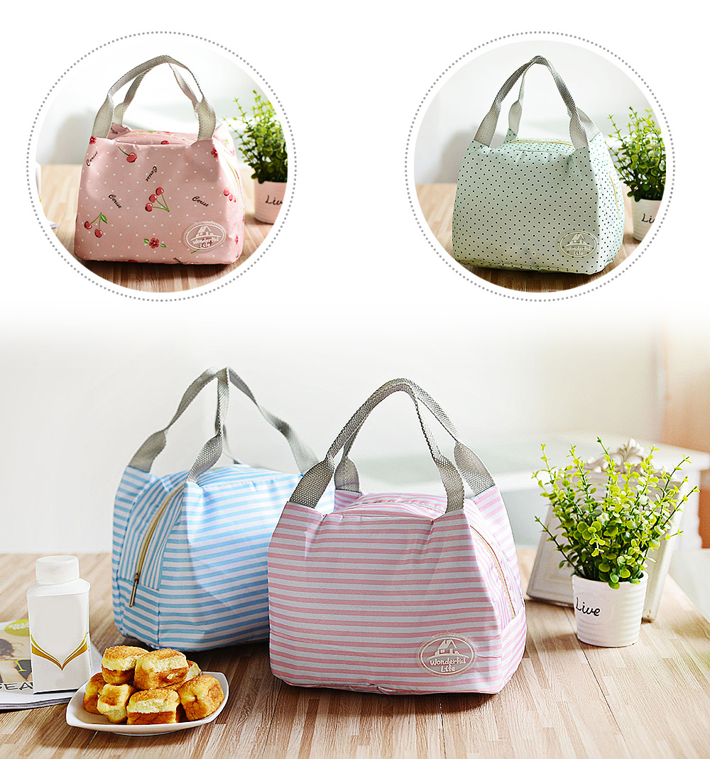 Guapabien Convenient Multi-functional Insulation Bottle Preservation Bento Bag