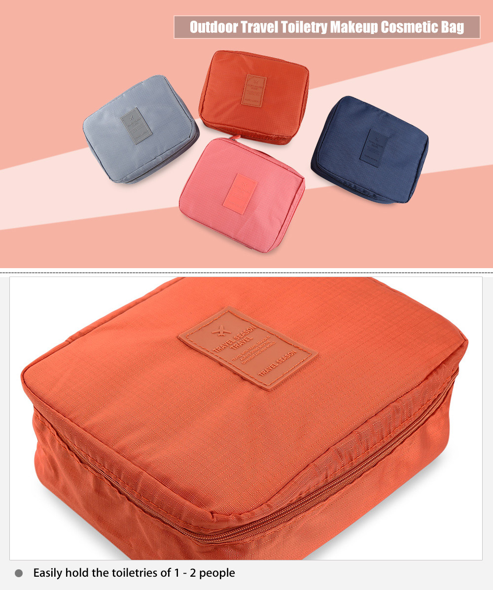 TRAVEL SEASON Portable Cosmetic Toiletry Storage Bag