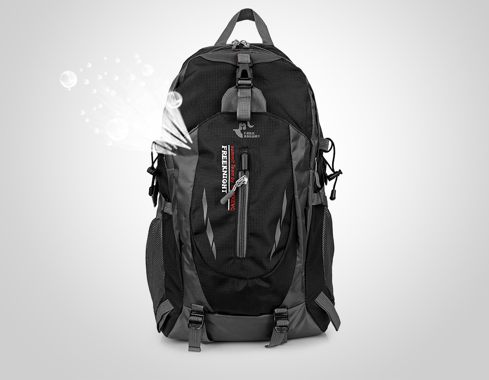 Free Knight Outdoor Hiking Rucksack Water Resistant Fabric Backpack Travel Necessity Bag