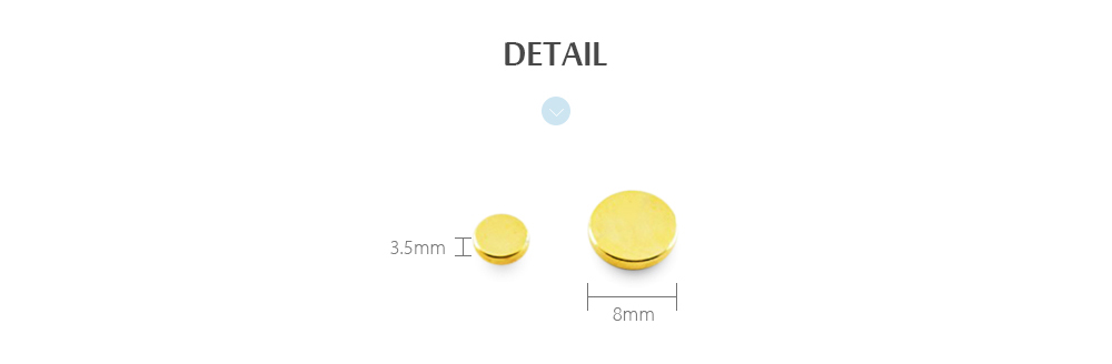 1 Pair Slimming Weight Loss Acupoints Massage Magnet Stud Earrings Health Care