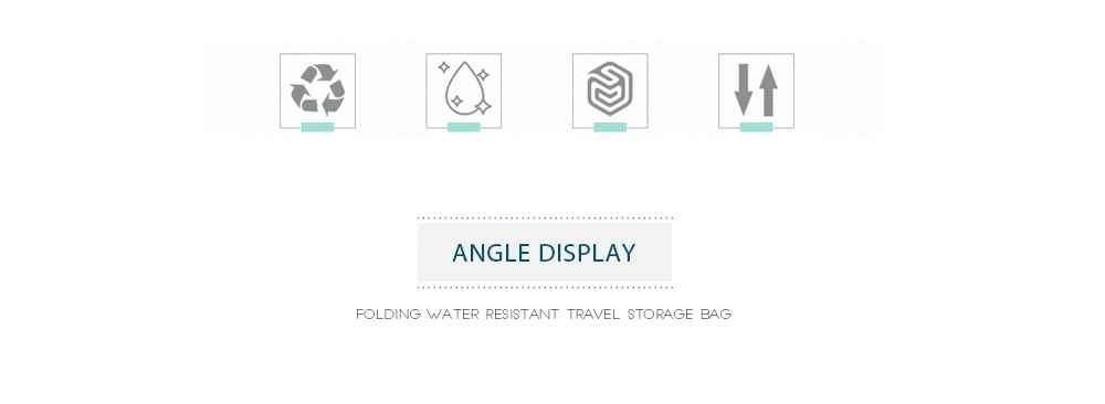 Folding Water Resistant Travel Storage Bag