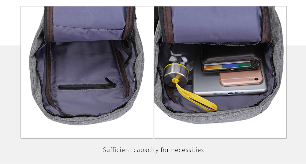 Guapabien Sling Shoulder Chest Bag for Men with USB Charging Port Headphone Hole