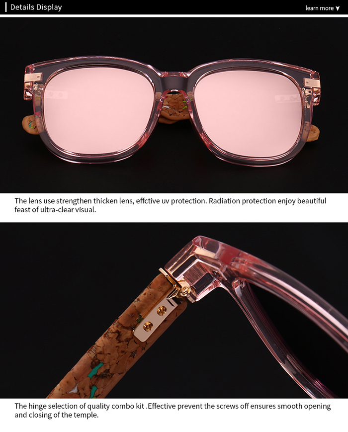 Full Frame Design Marble Grain Legs Mirror Sunglasses