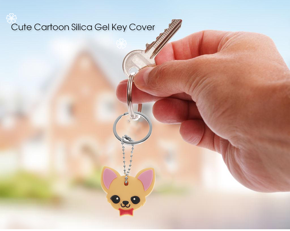Cute Cartoon Key Cover Silica Gel Protective Case