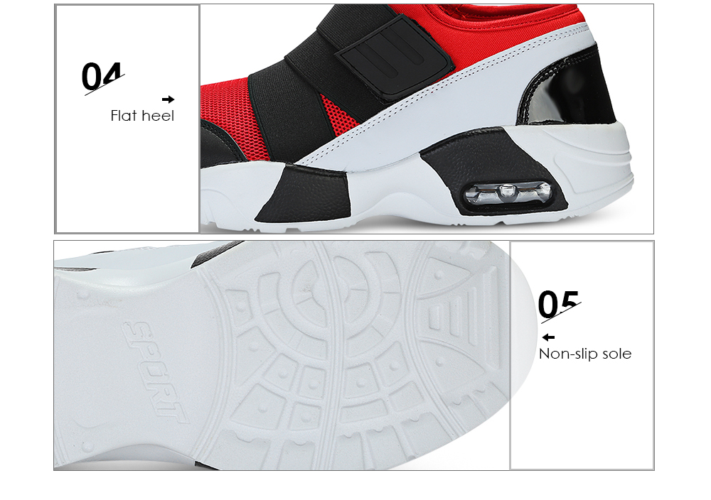 Casual Round Toe Mesh Spliced Hook and Loop Sneakers Men Running Shoes Casual Round Toe Mesh Spliced Hook and Loop Sneakers Men Running Shoes