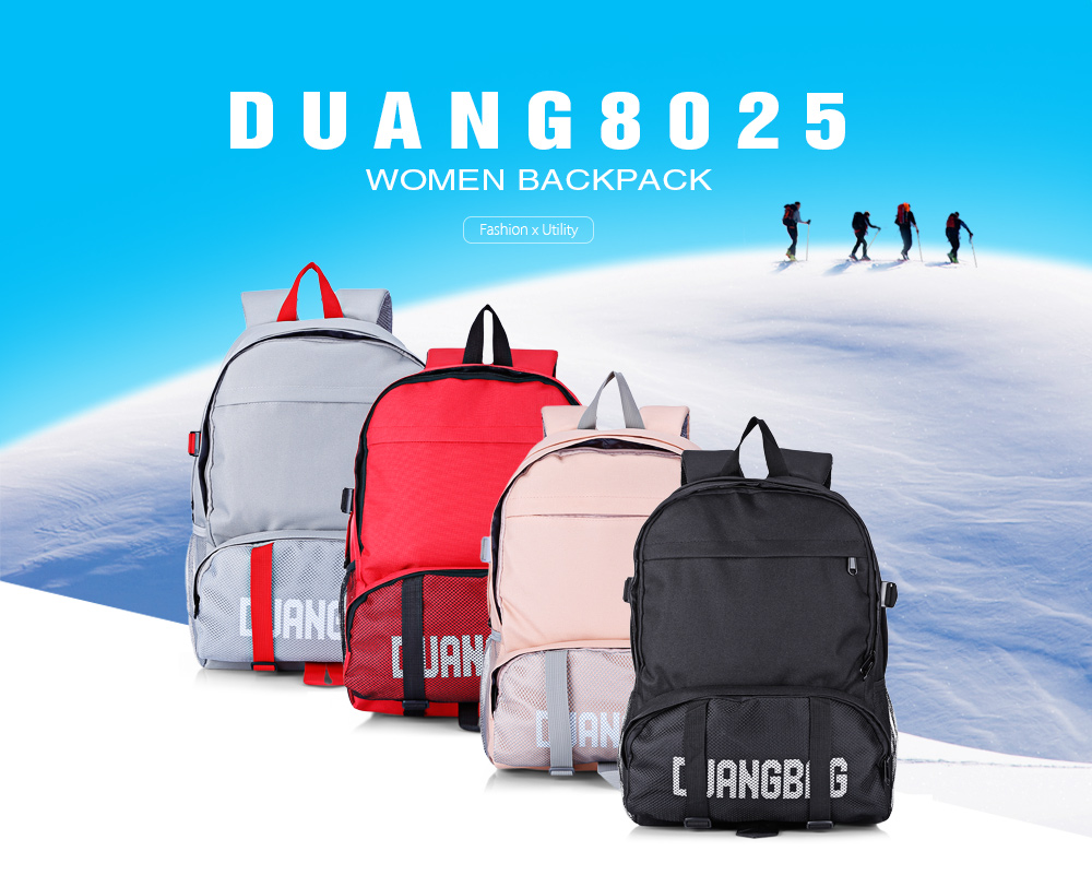 DUANG8025 Women Backpack Girls Travel Bag Fashionable Colorful Daypack for Outdoor Use