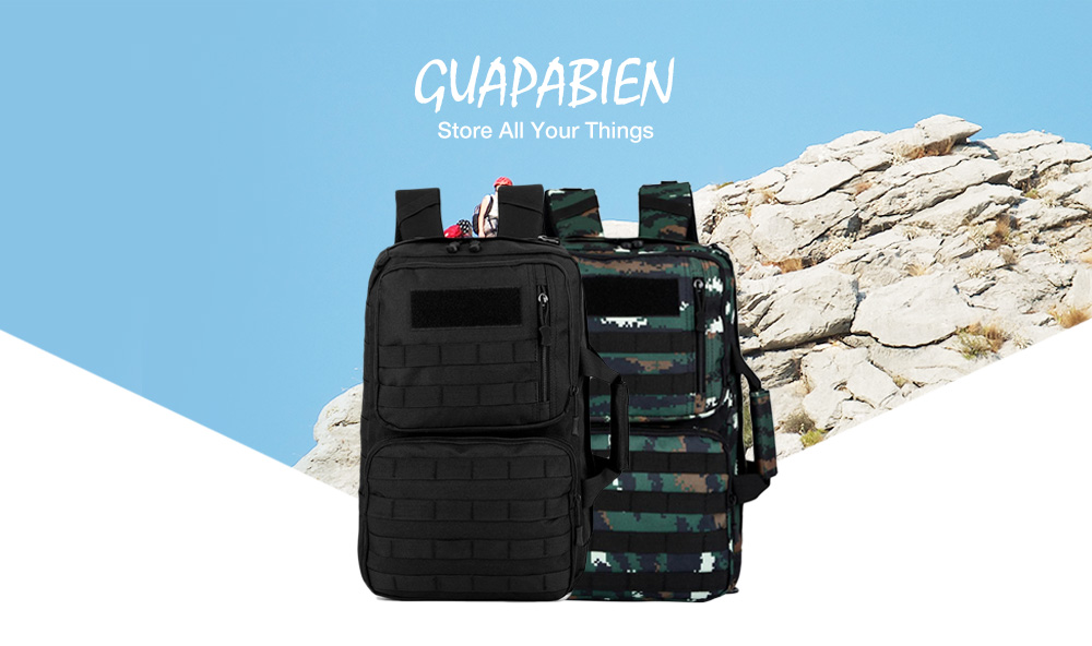 Guapabien Outdoor Military Tactical Sports Backpacks Hiking Camping Climbing Men Daypack