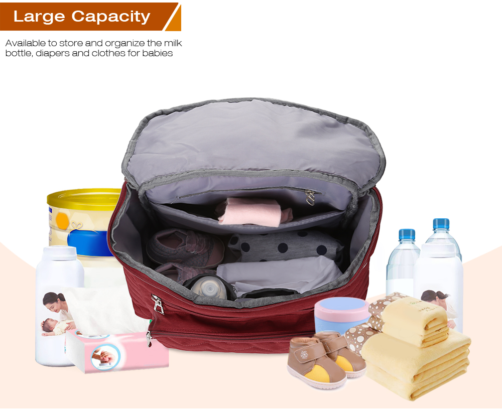 Guapabien Maternity Backpack Multifunctional Baby Care Bag