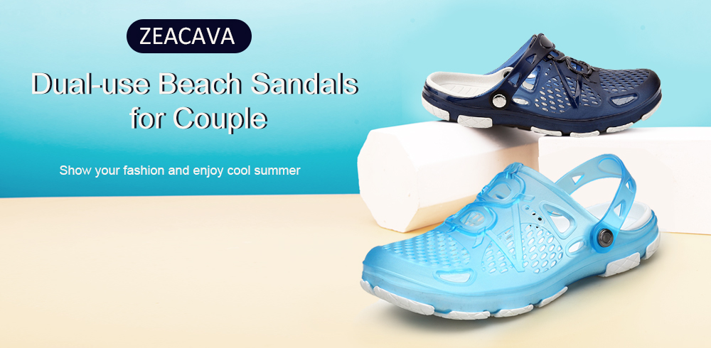 ZEACAVA Fashion Summer Men Odourless Breathable Beach Slippers