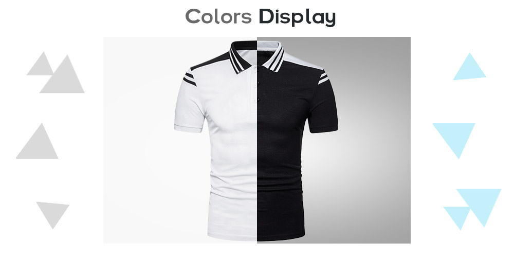 Men Turn Down Collar Slim Fit Short Sleeve Button Shirt Top Tee Casual Clothes