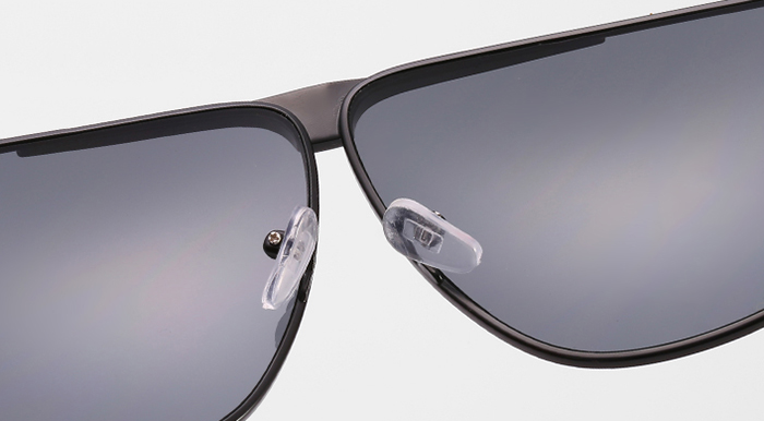 Vintage Metal Full Frame Flat Lens Sunglasses