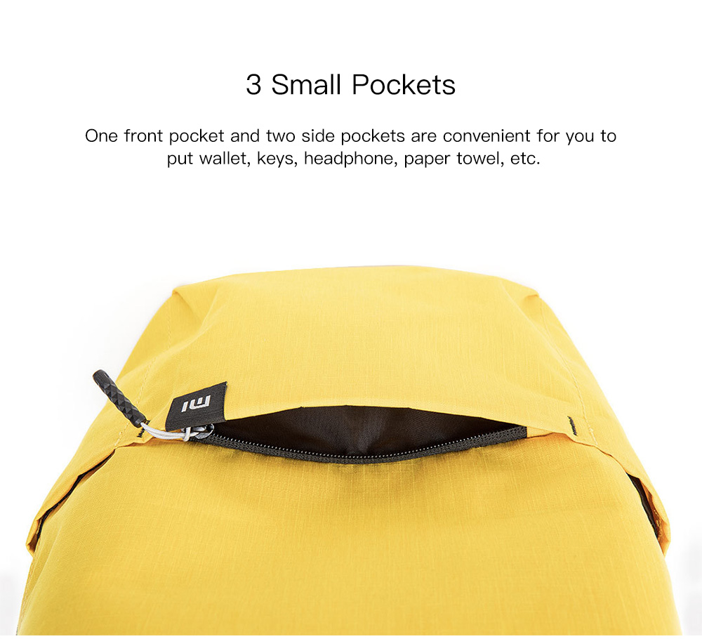 Xiaomi Solid Color Lightweight Water-resistant Backpack