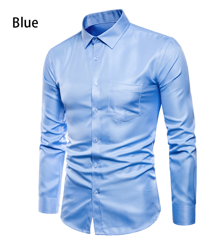 Solid Color Long Sleeves Shirt