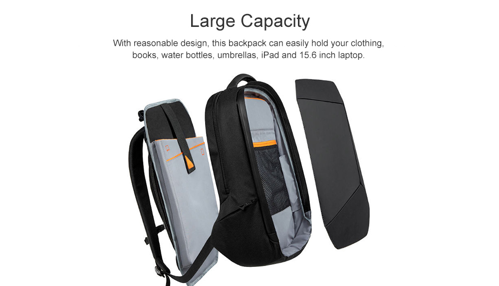 Xiaomi Trendy Geometric Splicing Reflective Water-resistant Backpack