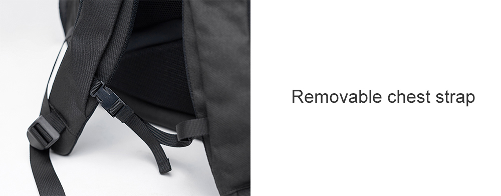 Xiaomi Trendy Geometric Splicing Reflective Water-resistant Backpack