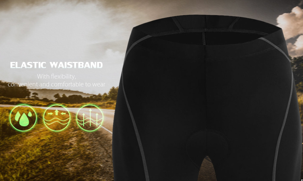 Men's Bicycle Riding Sports Pants Stretch Tight 4D Padded Cycling Shorts